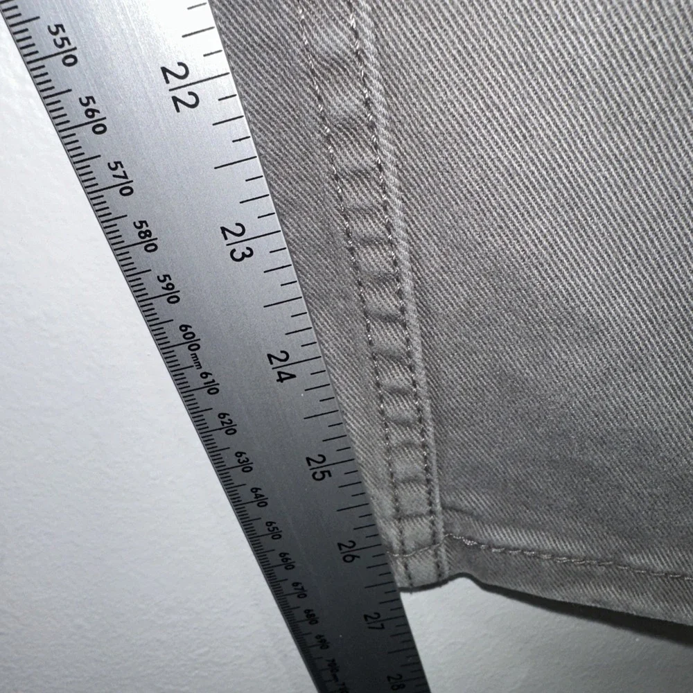 Levis 513 Jeans Mens‎ 31x30 Gray Denim Stretch